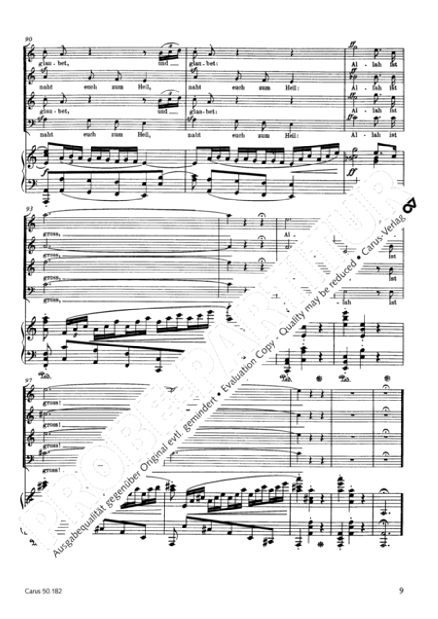 Vom Goldenen Horn 4-Part scores gallery preview page 12