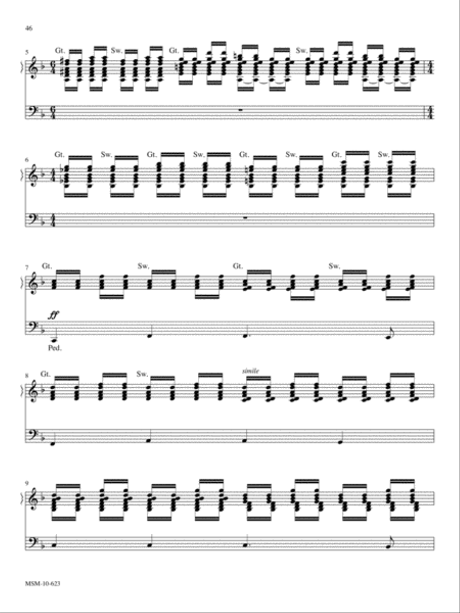 Now Let Us Rejoice: Ten Hymn Settings for Organ Organ Solo scores gallery preview page 15