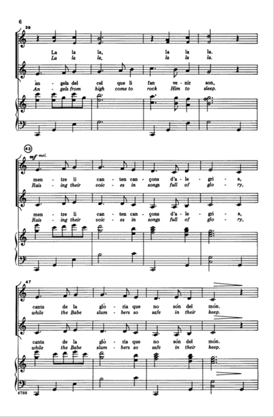 Two Catalan Carols Choir scores gallery preview page 4