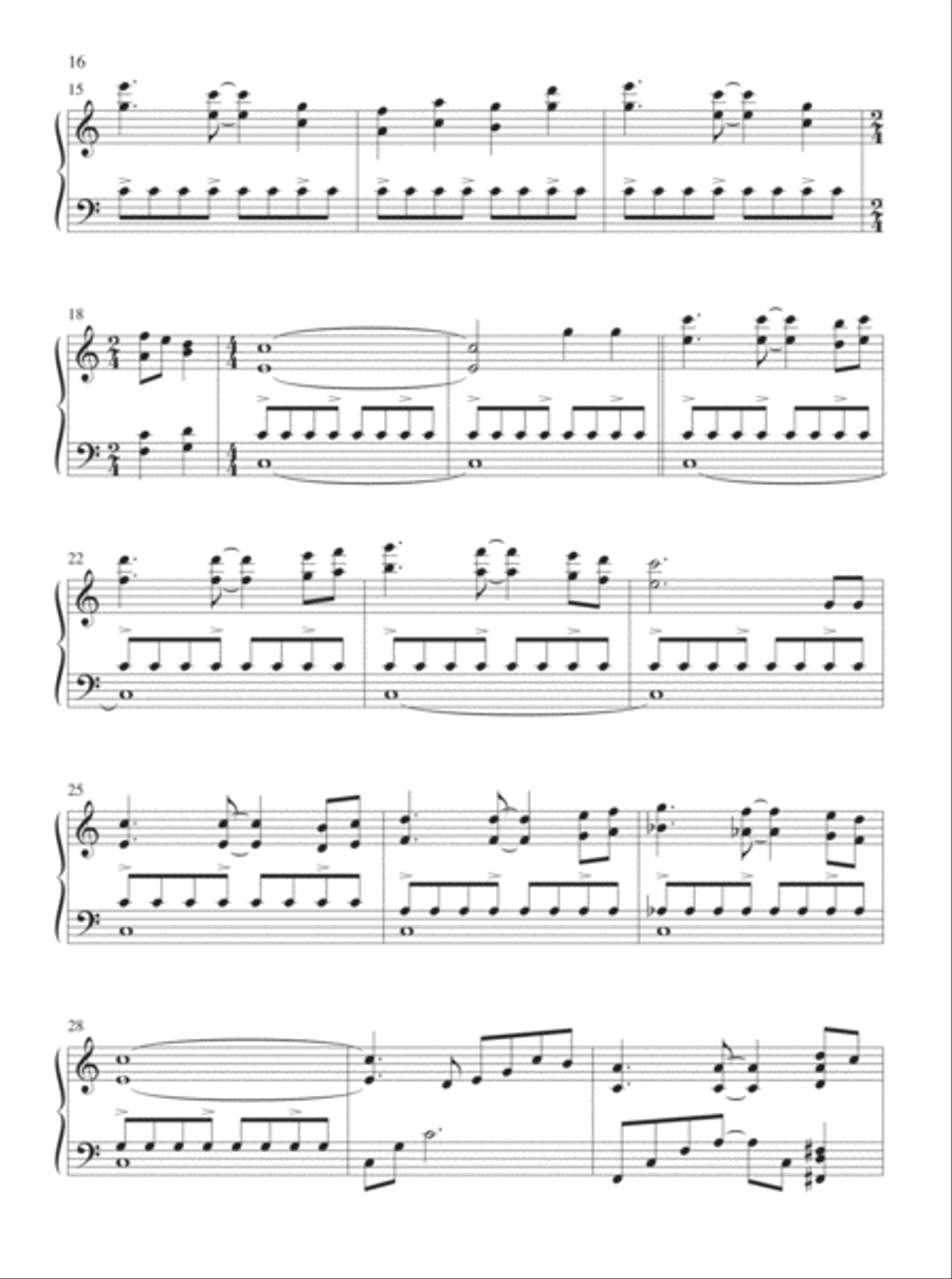 A Still and Silent Night A Still and Silent Night Piano Solo scores gallery preview page 8