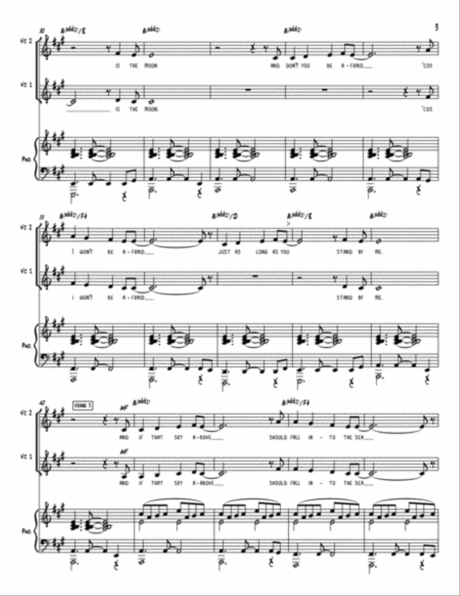 Stand By Me 4-Part scores gallery preview page 3