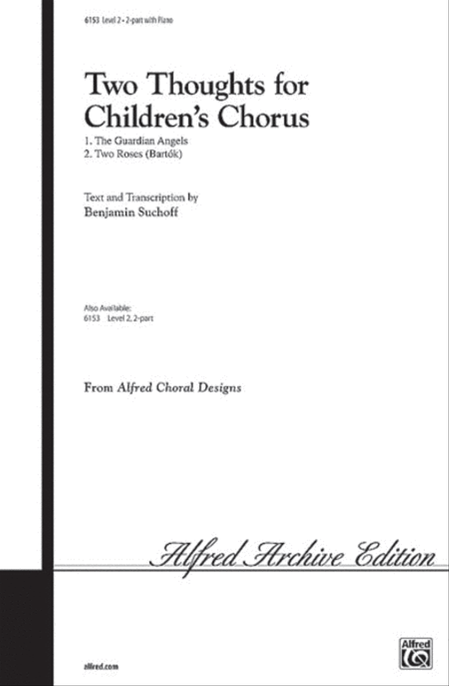 Two Thoughts for Children's Chorus 2-Part scores gallery preview page 1