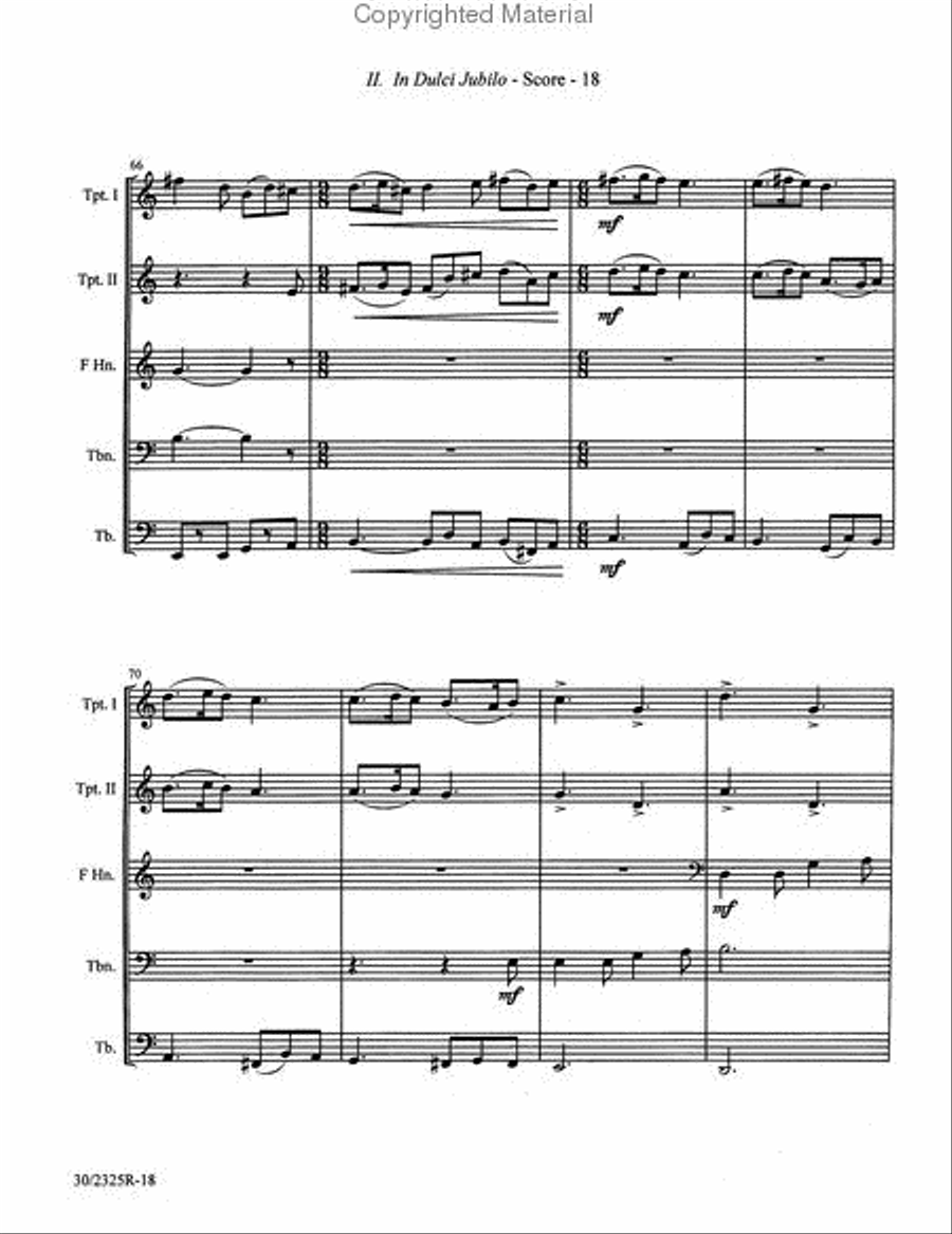In Dulci Jubilo Brass Ensemble scores gallery preview page 3
