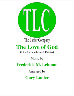 THE LOVE OF GOD (Duet – Viola and Piano/Score and Parts)