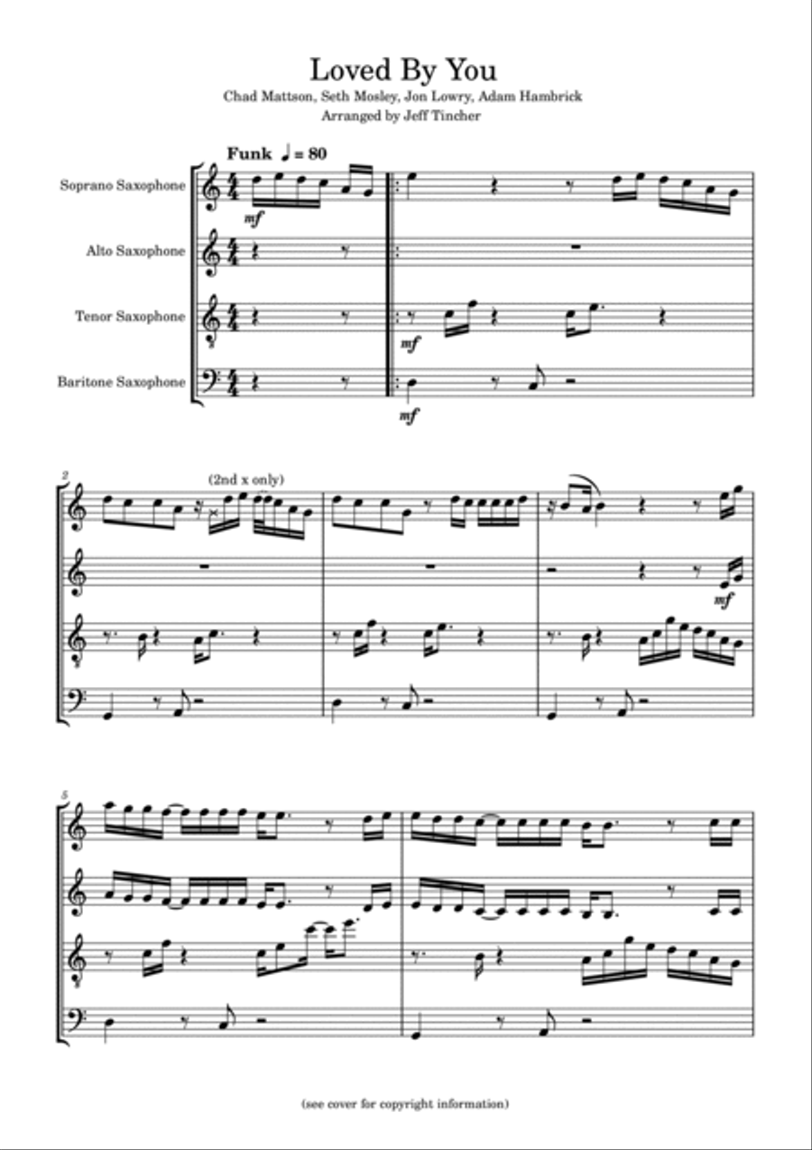 Loved By You Woodwind Quartet scores gallery preview page 2
