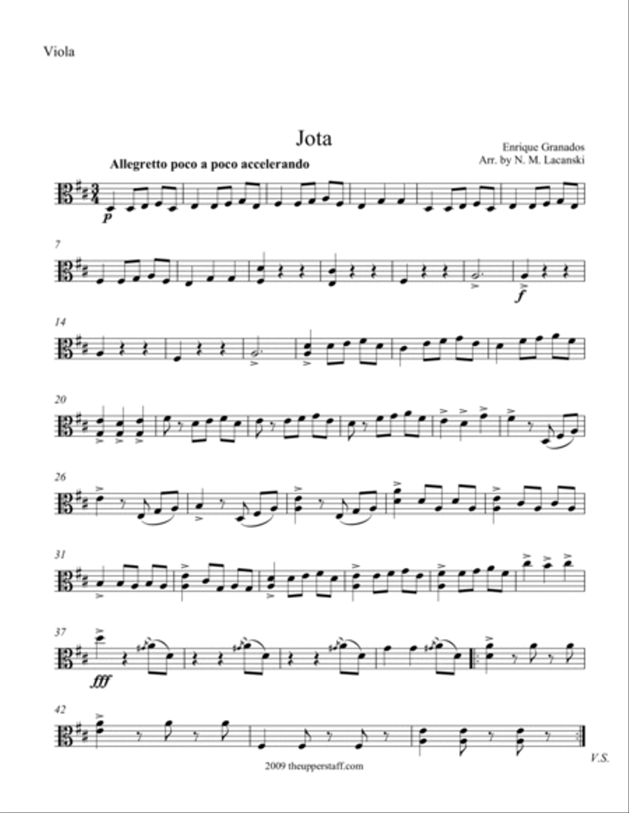 Jota String Orchestra scores gallery preview page 4