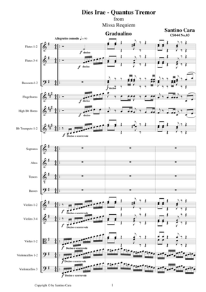 Dies irae - Quantus tremor - Sequences from Missa Requiem CS044