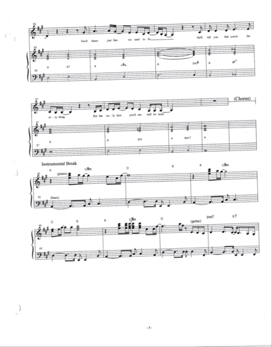 He Can't Love You Like I Do Electric Guitar scores gallery preview page 3