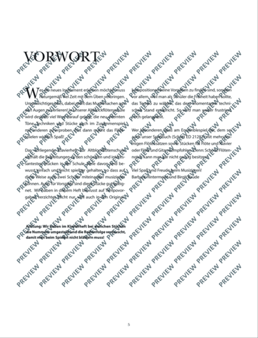 Altblockflötenschule Recorder scores gallery preview page 6