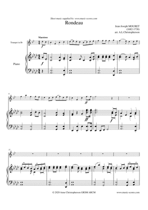 Rondeau - Bridal Fanfare - Trumpet and Piano - Ab major