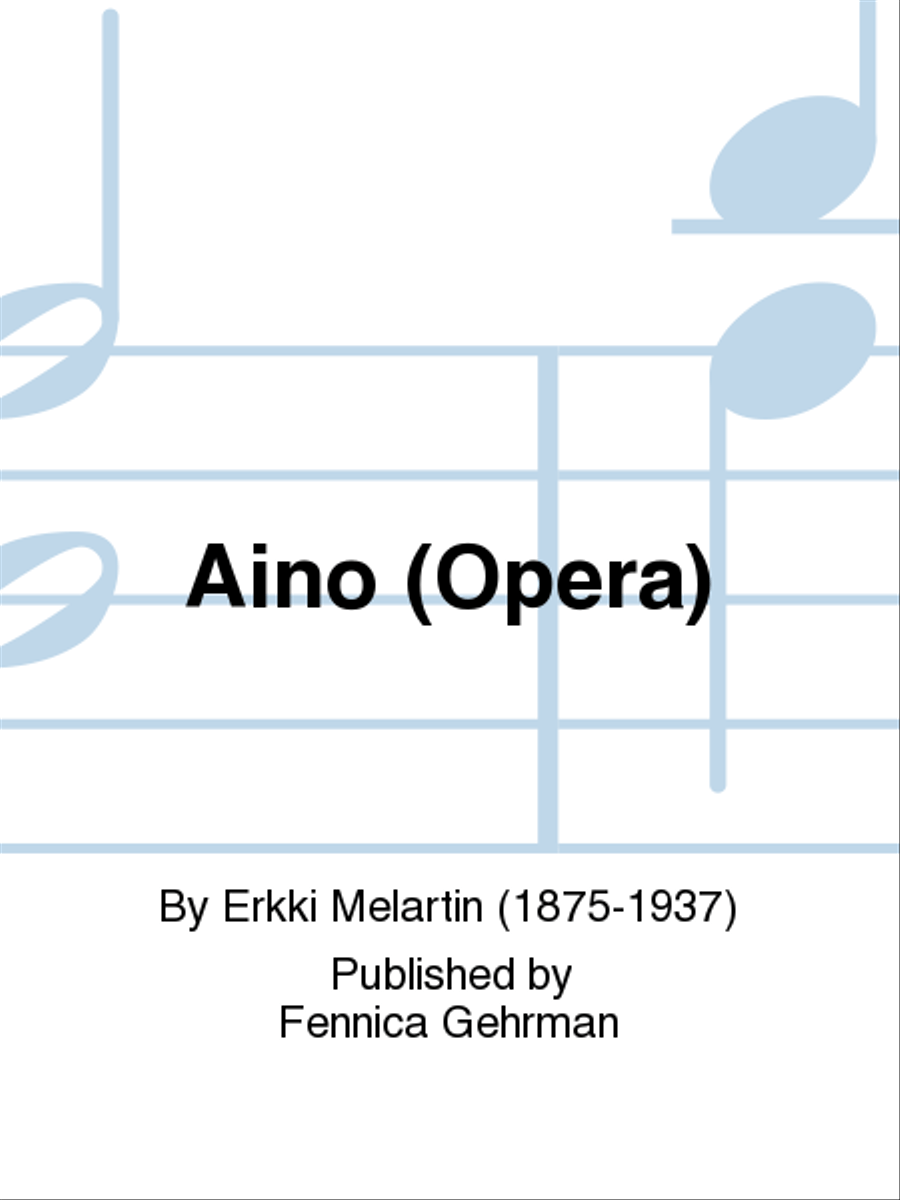 Aino (vocal score) Voice scores gallery preview page 1