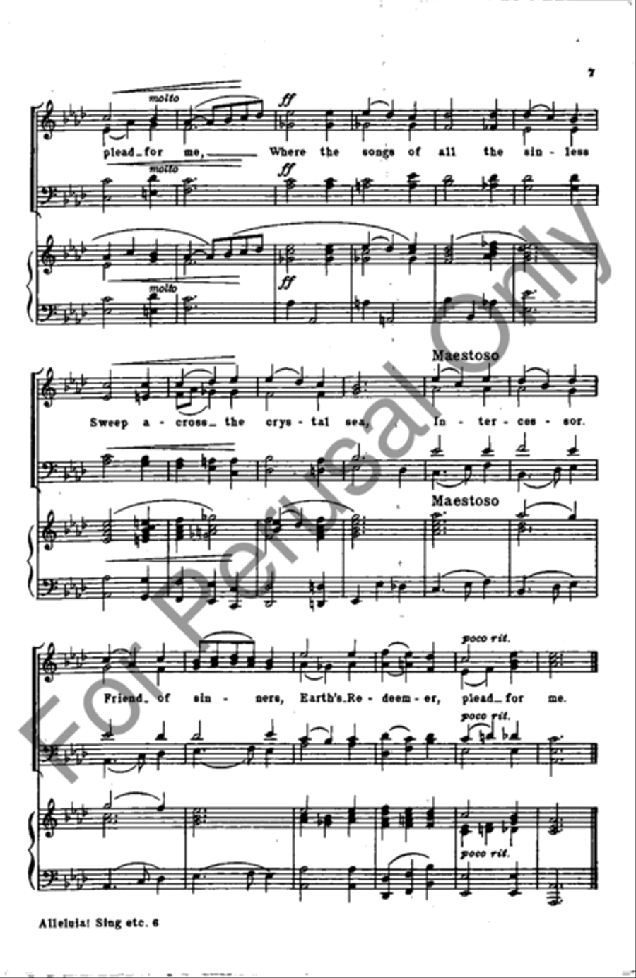 Alleluia! Sing To Jesus! 4-Part scores gallery preview page 7