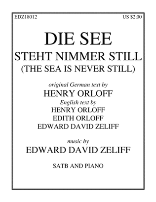 Book cover for Die See Steht Nimmer Still (The Sea Is Never Still)