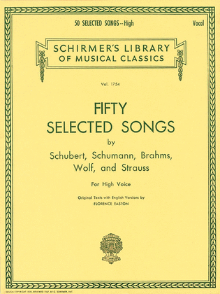Book cover for 50 Selected Songs