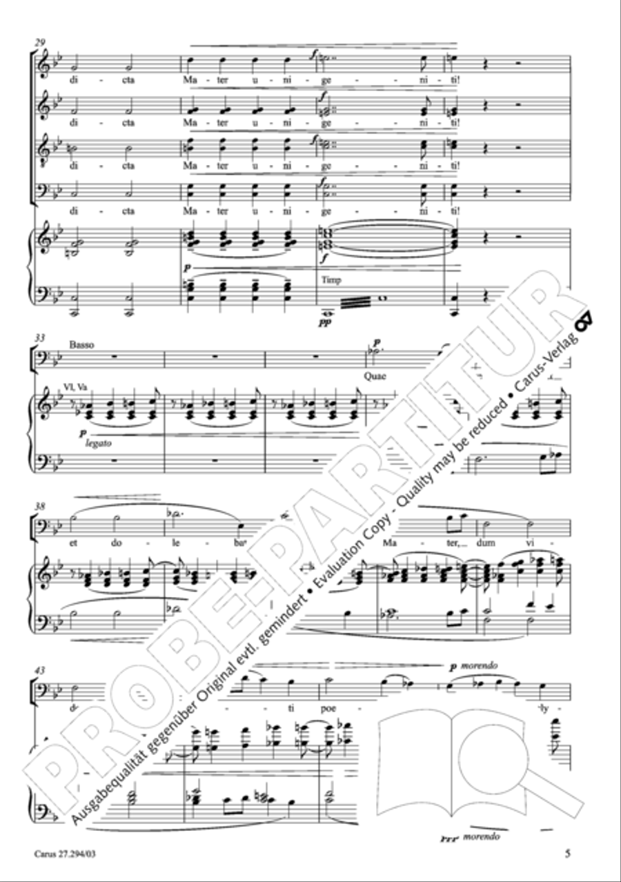 Stabat mater Voice scores gallery preview page 6