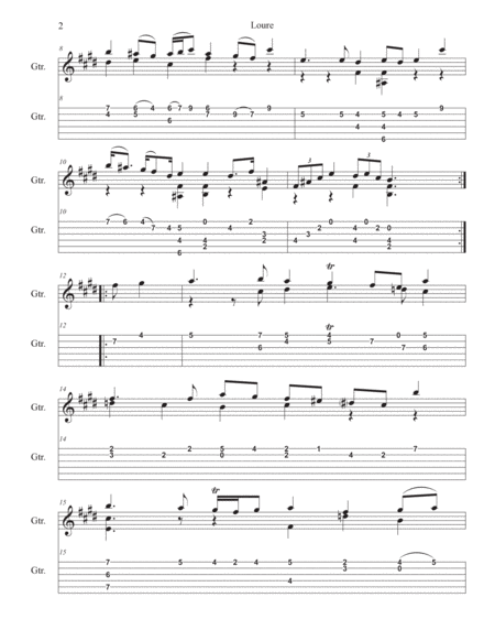 BWV 1006-Loure