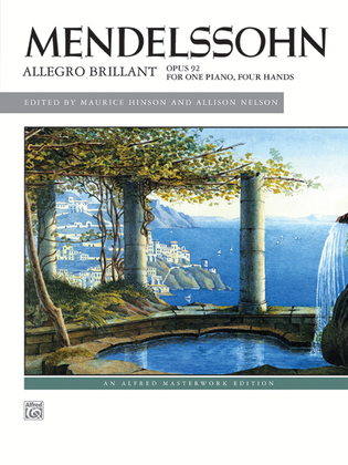 Book cover for Mendelssohn -- Allegro brillant