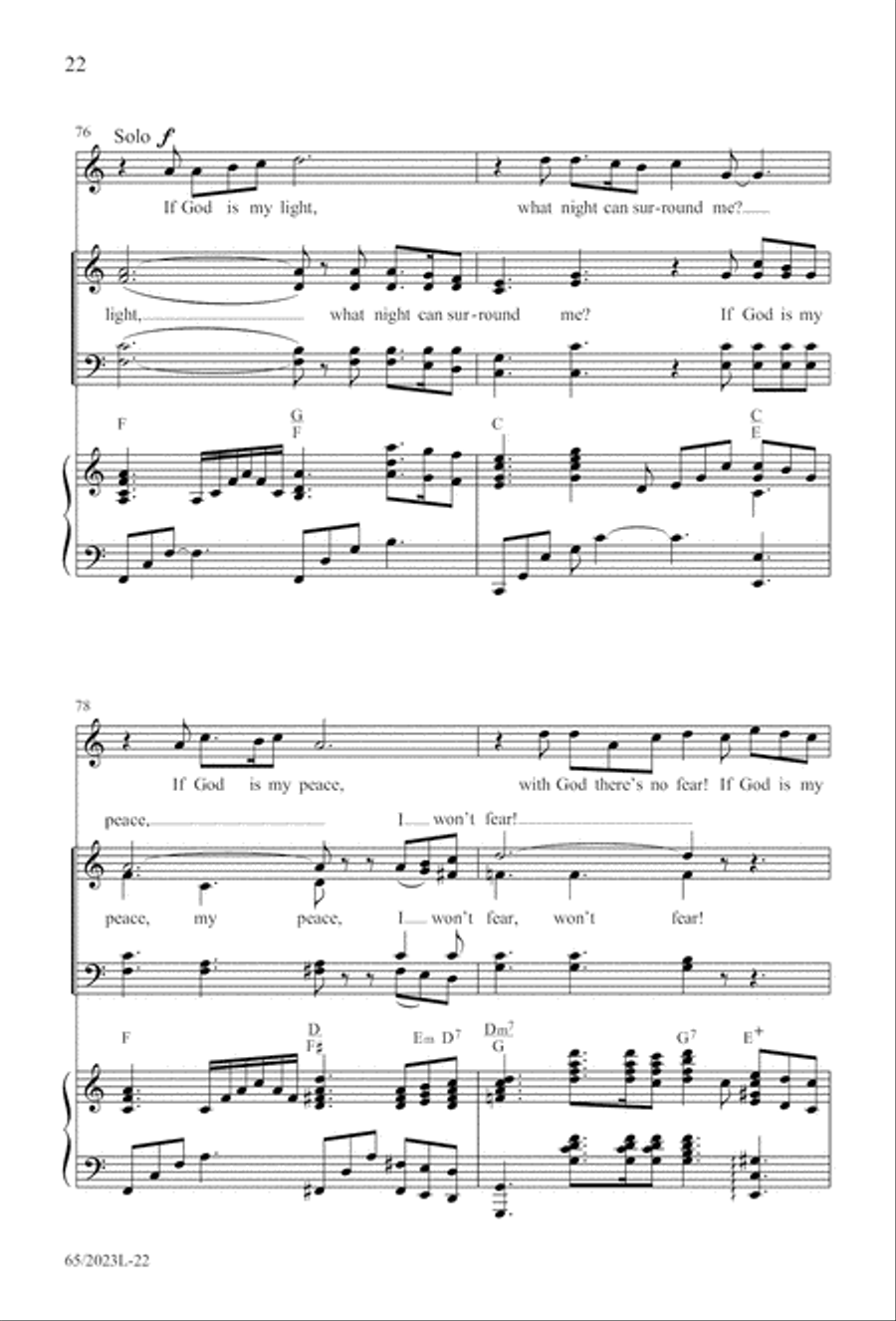 Child of Hope 4-Part scores gallery preview page 23