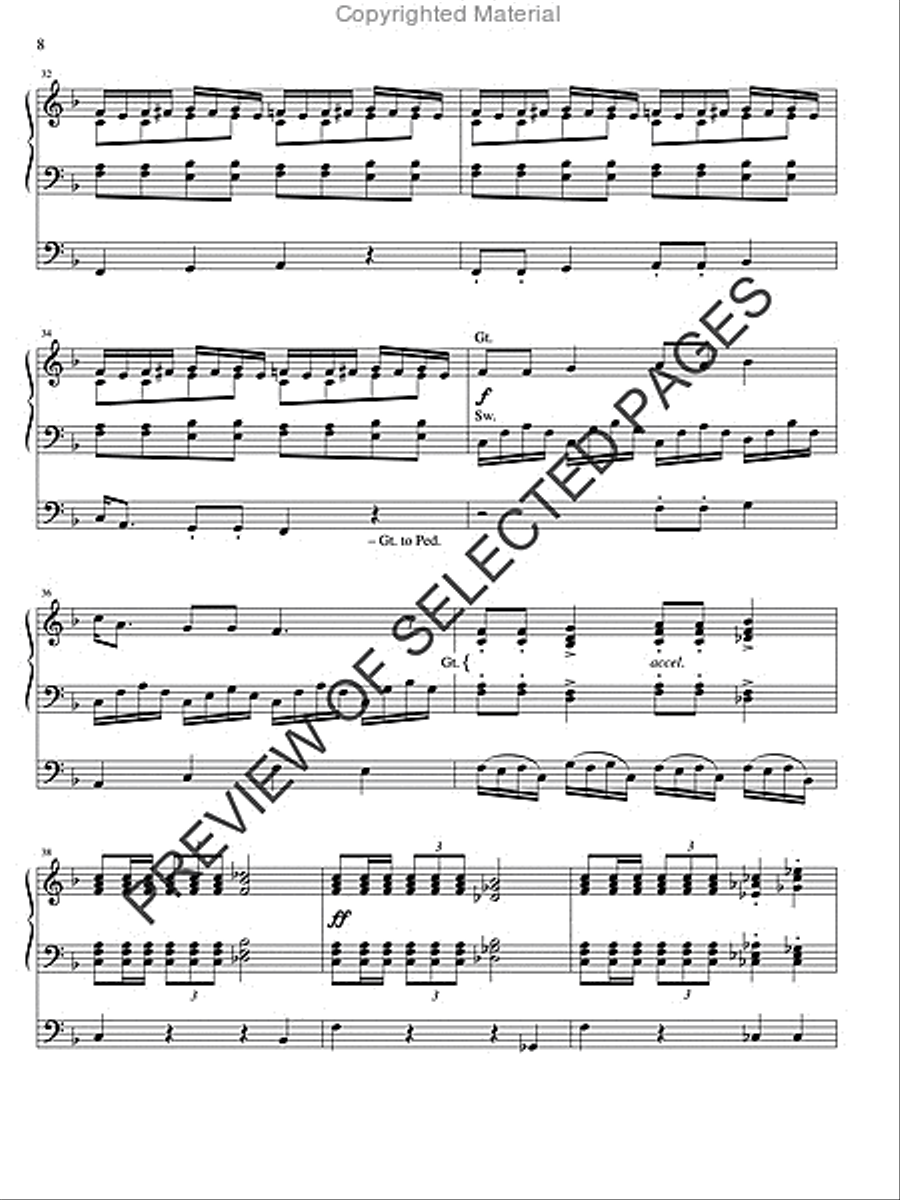 King of Kings - Volume 1 Organ scores gallery preview page 5