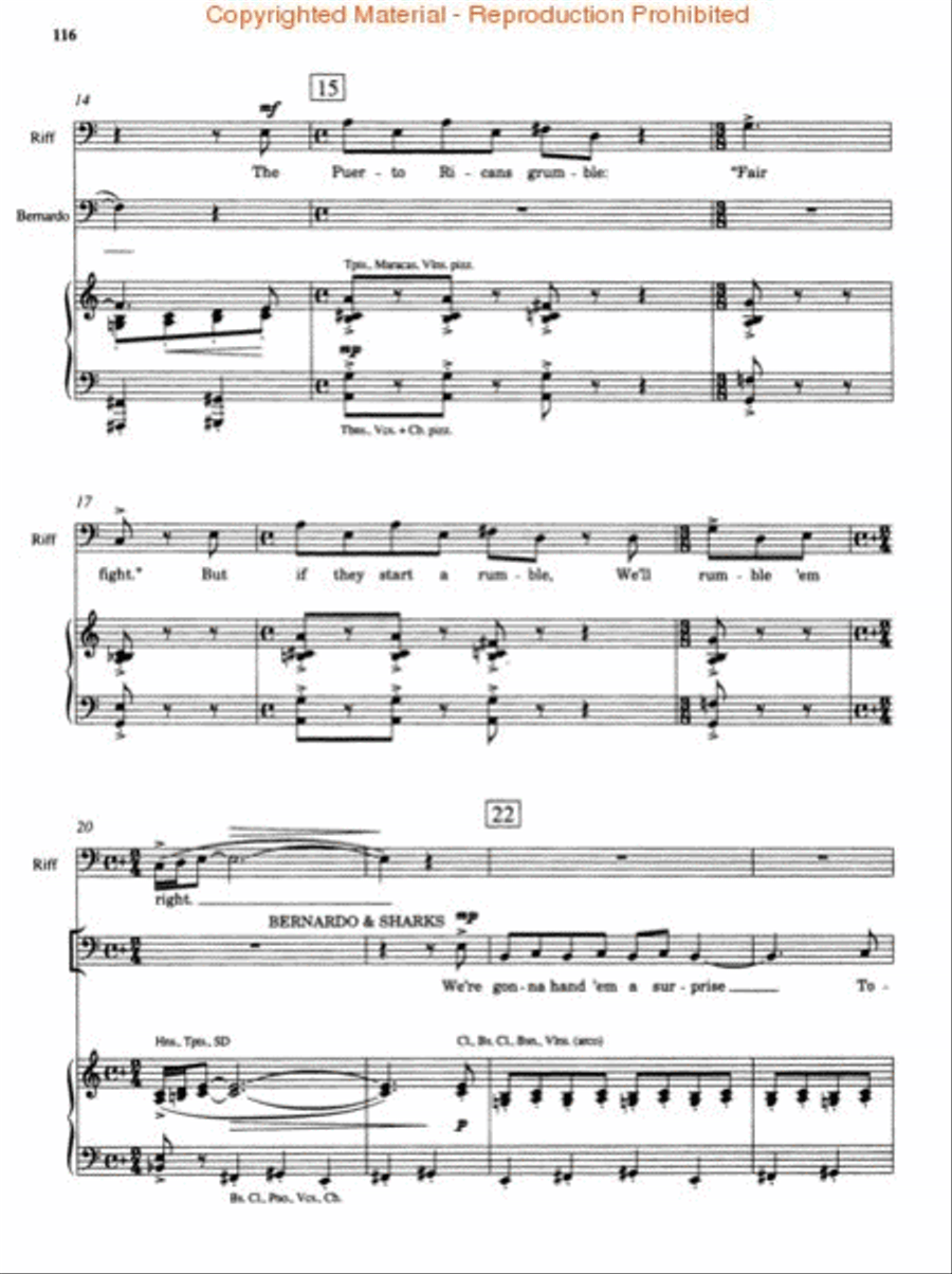 West Side Story Voice scores gallery preview page 5