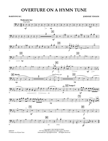 Overture on a Hymn Tune - Baritone B.C.