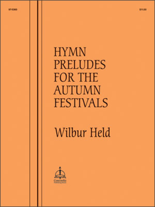 Book cover for Hymn Preludes for the Autumn Festivals