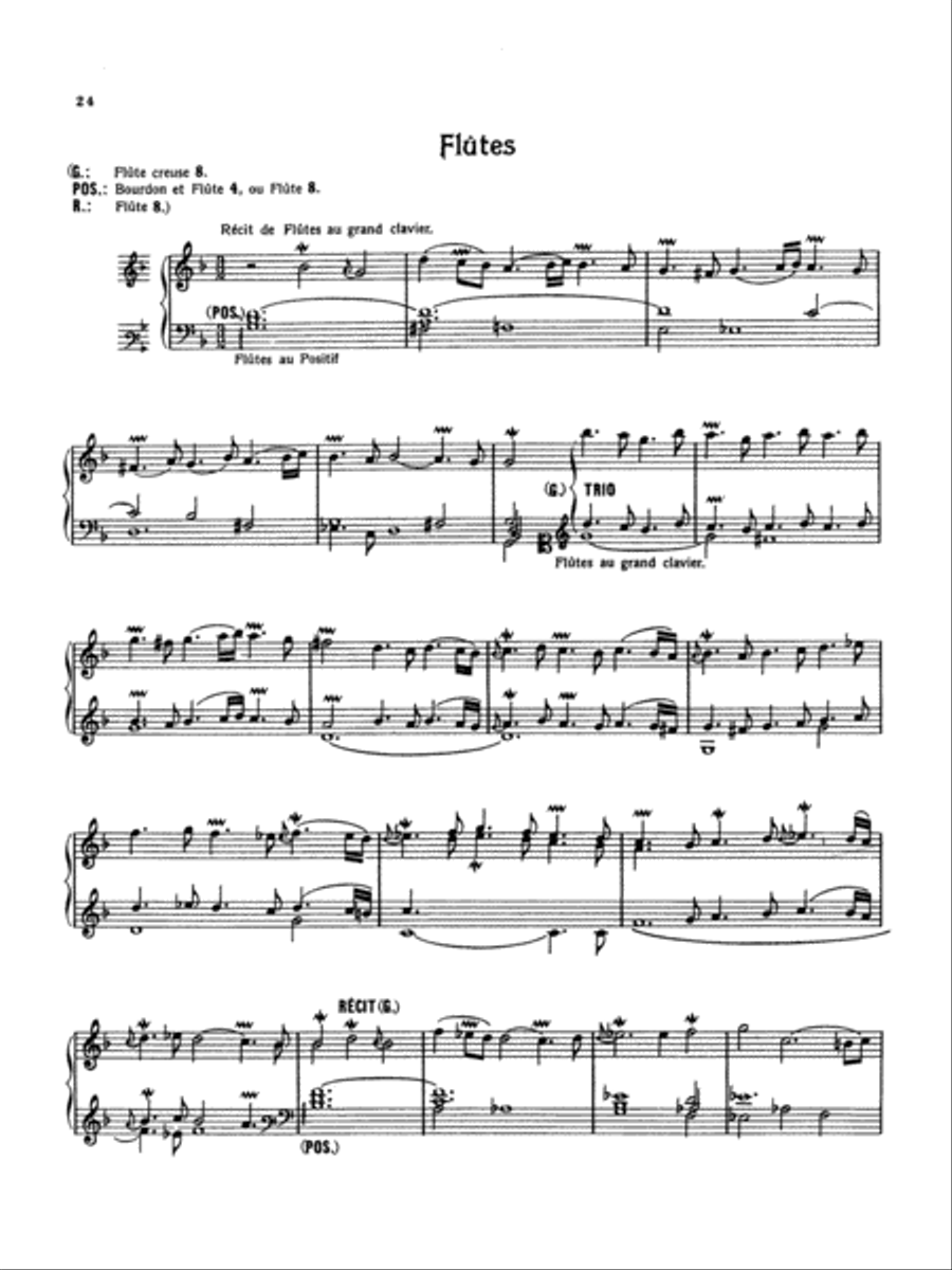 Clerambault: Organ Book Organ scores gallery preview page 1