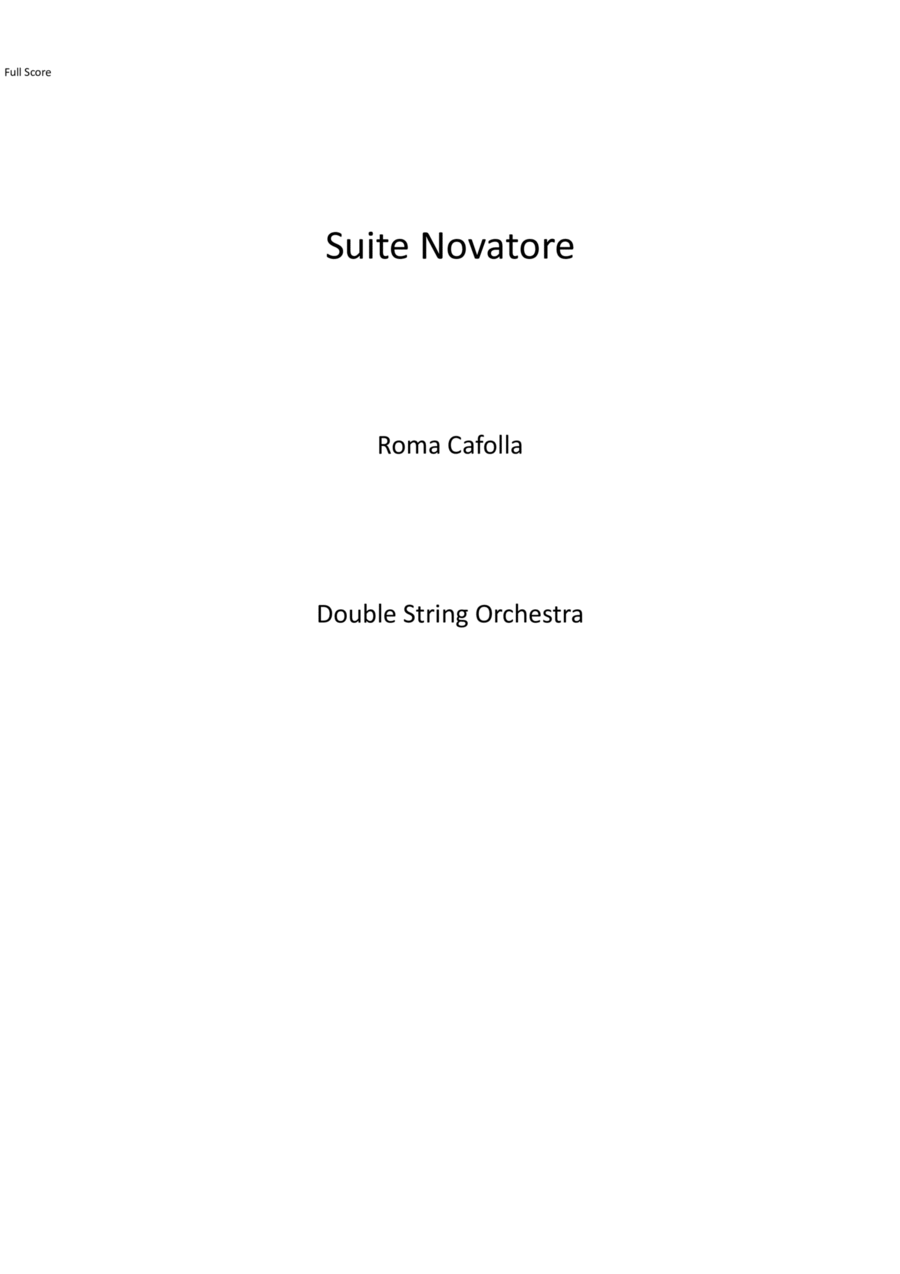 Suite Novatore Set of Parts scores gallery preview page 1