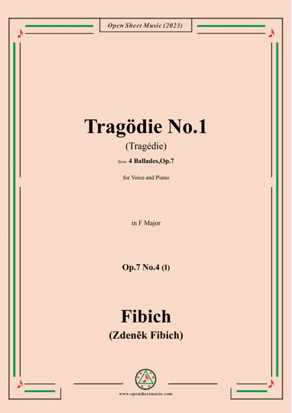 Fibich-Tragödie No.1,in F Major