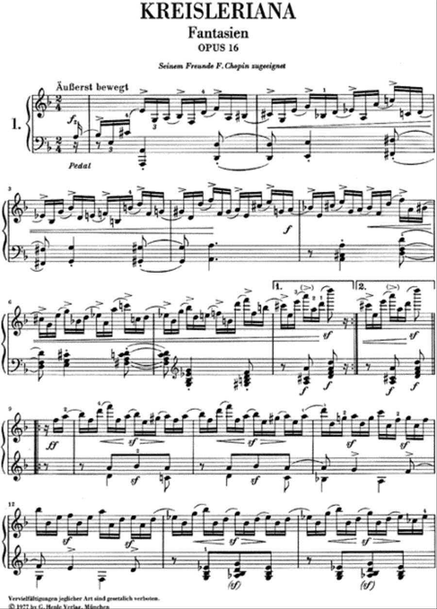 Kreisleriana Op. 16 Piano Solo scores gallery preview page 2