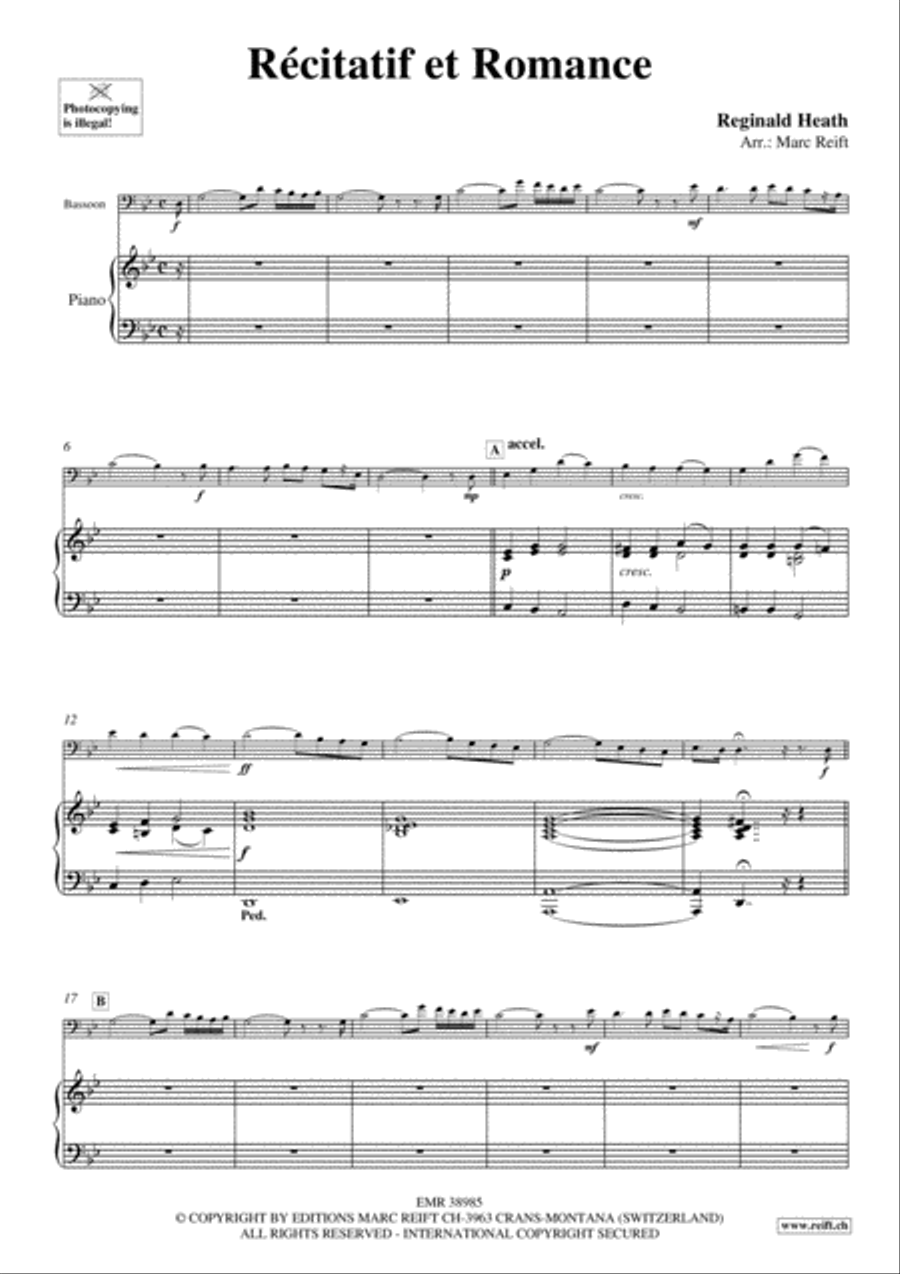 Recitatif et Romance Recitatif et Romance Bassoon Solo scores gallery preview page 3