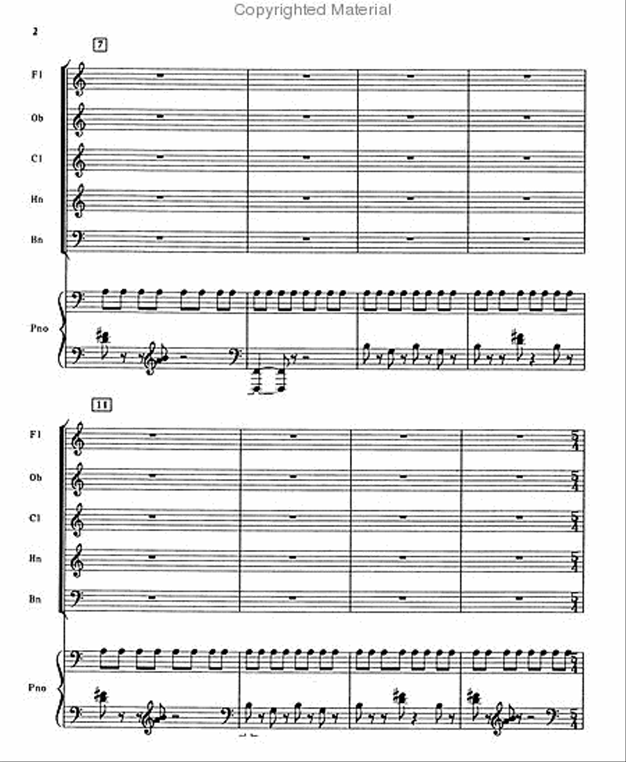Rhythms and Rituals Rhythms and Rituals Woodwind Quintet scores gallery preview page 3