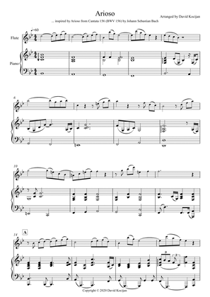 Arioso (flute & piano) - EASY