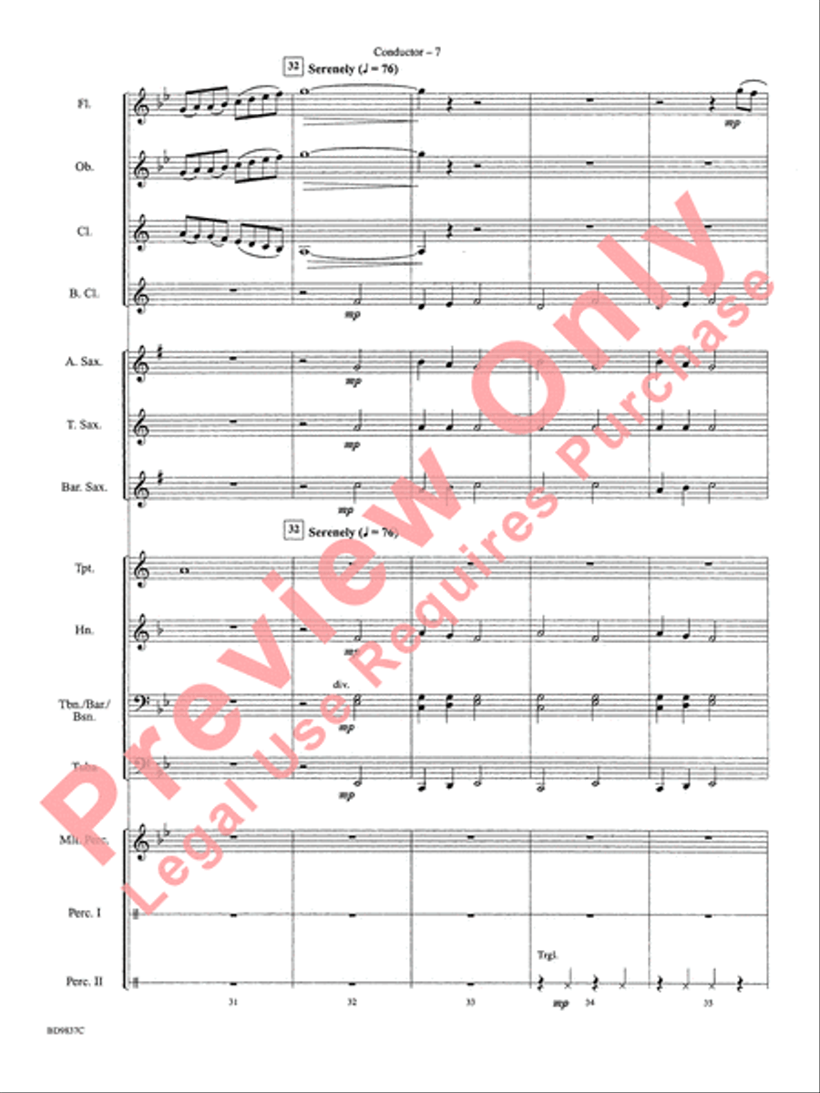 The Rings of Saturn The Rings of Saturn Concert Band scores gallery preview page 10