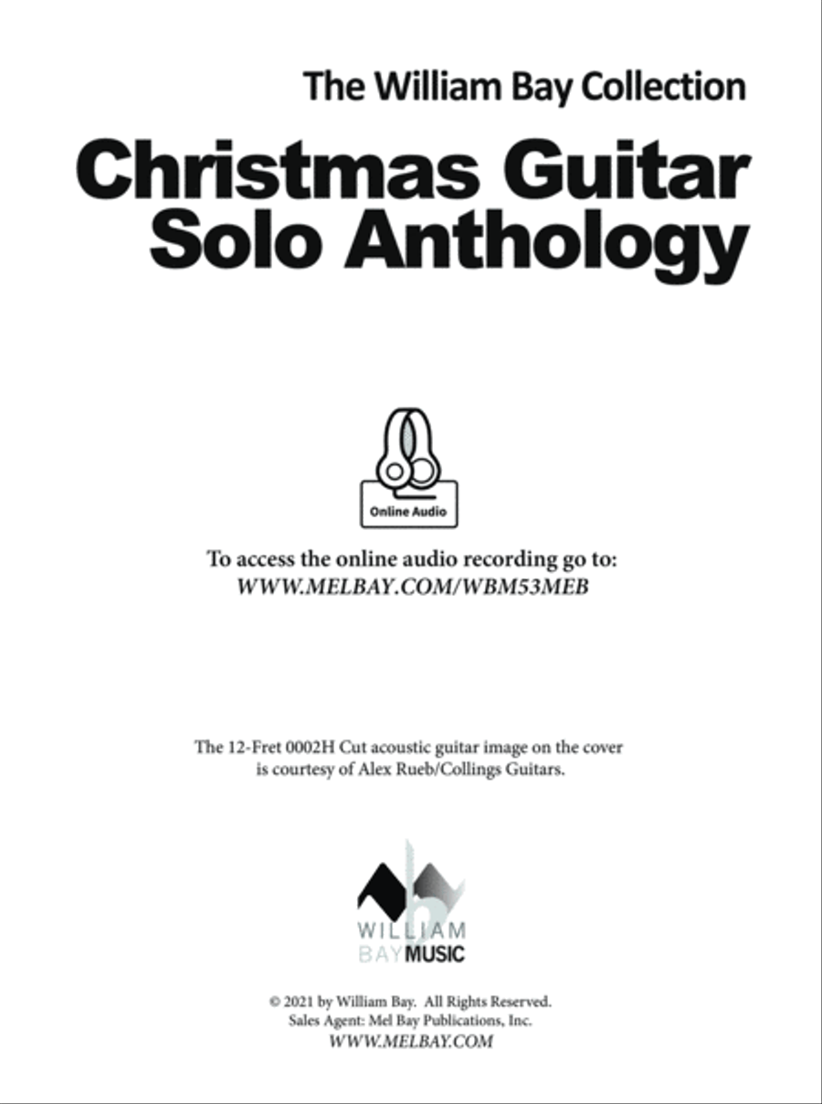The William Bay Collection - Christmas Guitar Solo Anthology Guitar Solo scores gallery preview page 2