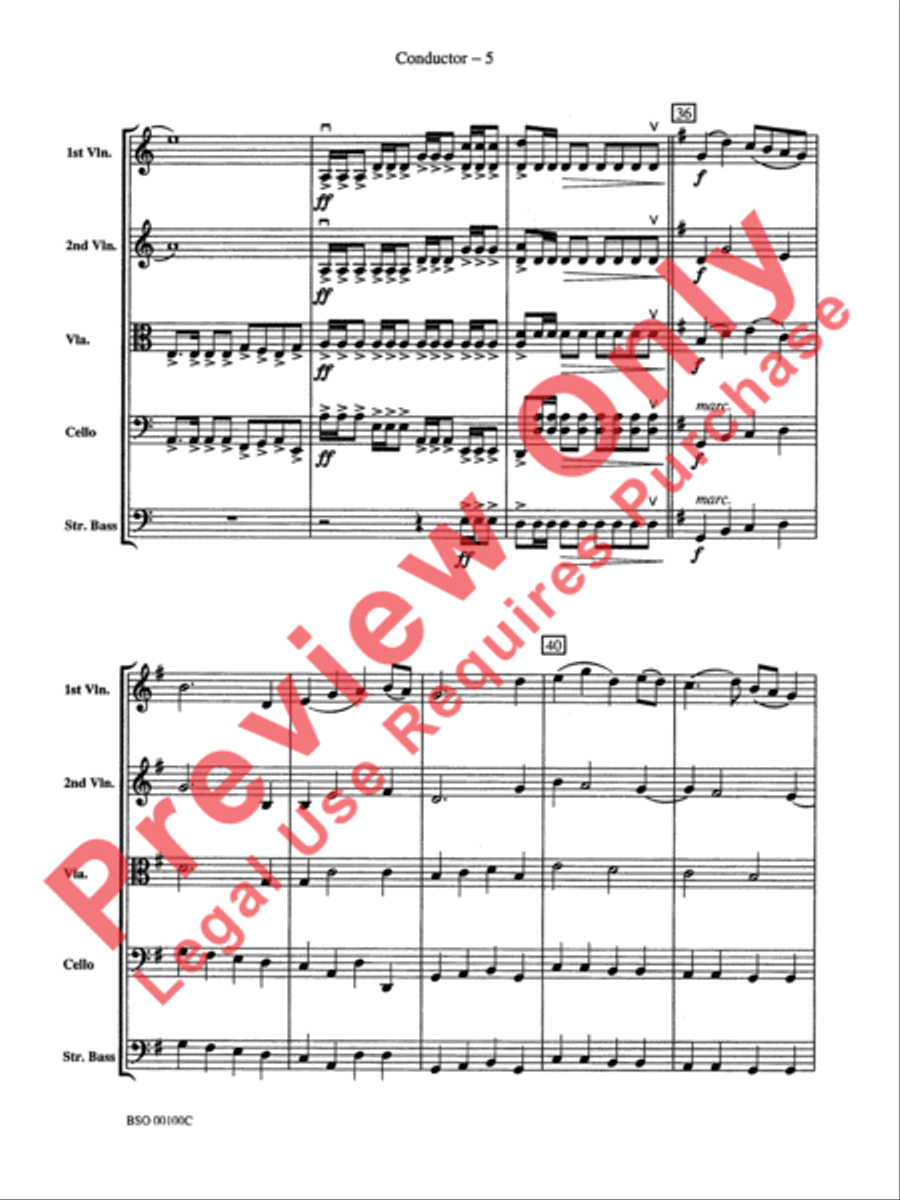 Knightsbridge Suite String Orchestra scores gallery preview page 7