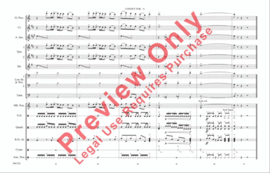 Permission to Dance Marching Band scores gallery preview page 9