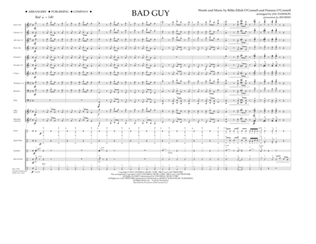 Book cover for Bad Guy (arr. Jay Dawson) - Conductor