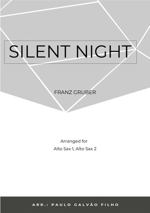 Book cover for SILENT NIGHT - SAX ALTO DUO