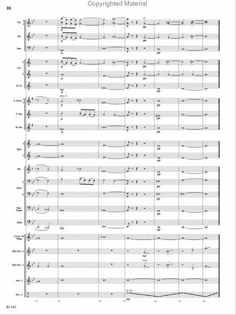Epiphany Concert Band scores gallery preview page 16