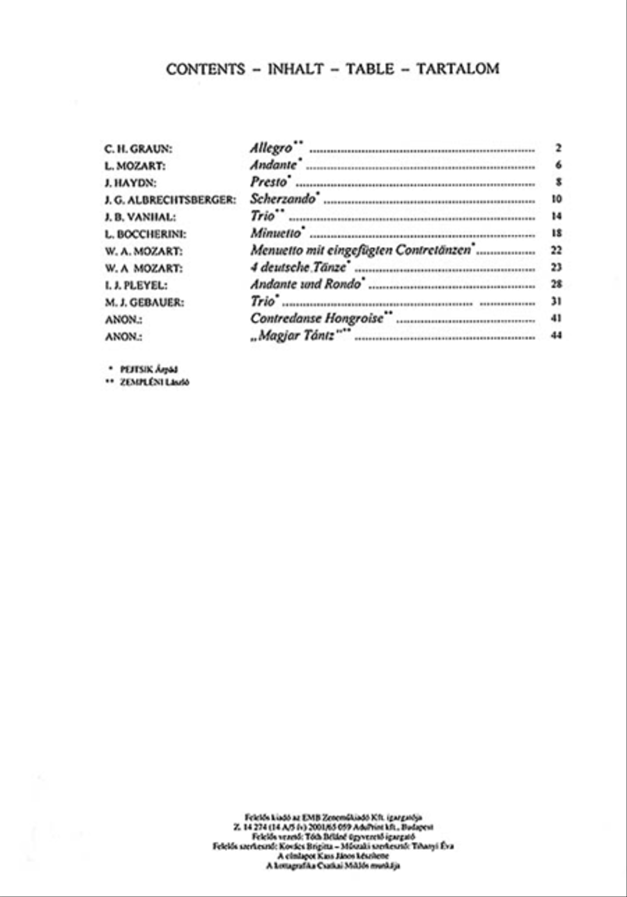 Classical Piano Trios for Beginners Piano Trio scores gallery preview page 2