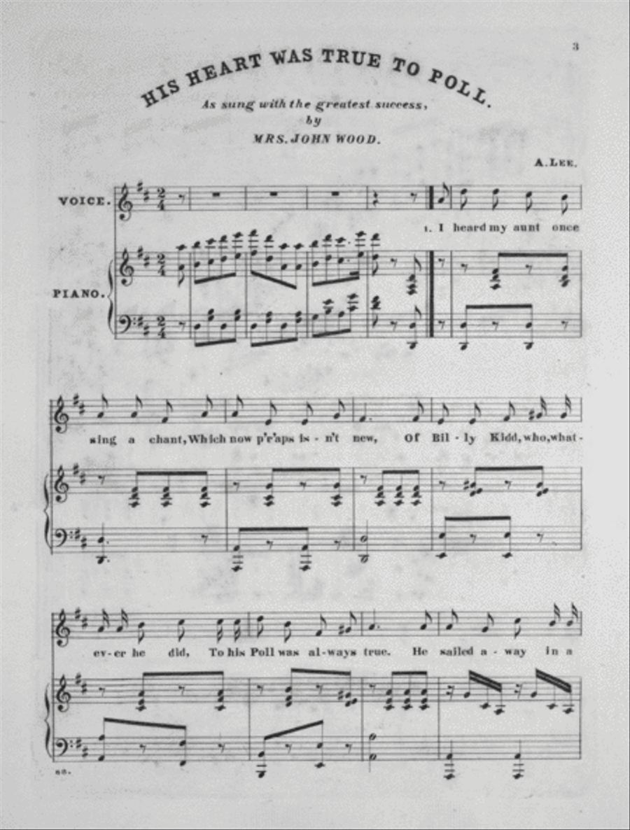 His Heart Was True To Poll Voice scores gallery preview page 2