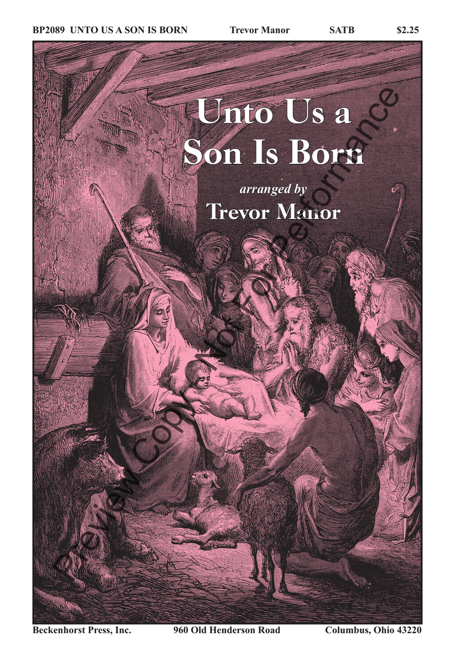 Unto Us a Son Is Born Unto Us a Son Is Born 4-Part scores gallery preview page 2