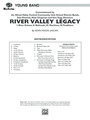 River Valley Legacy (I. River Echoes, II. Railroads, III. Machines, IV. Traditions): Score