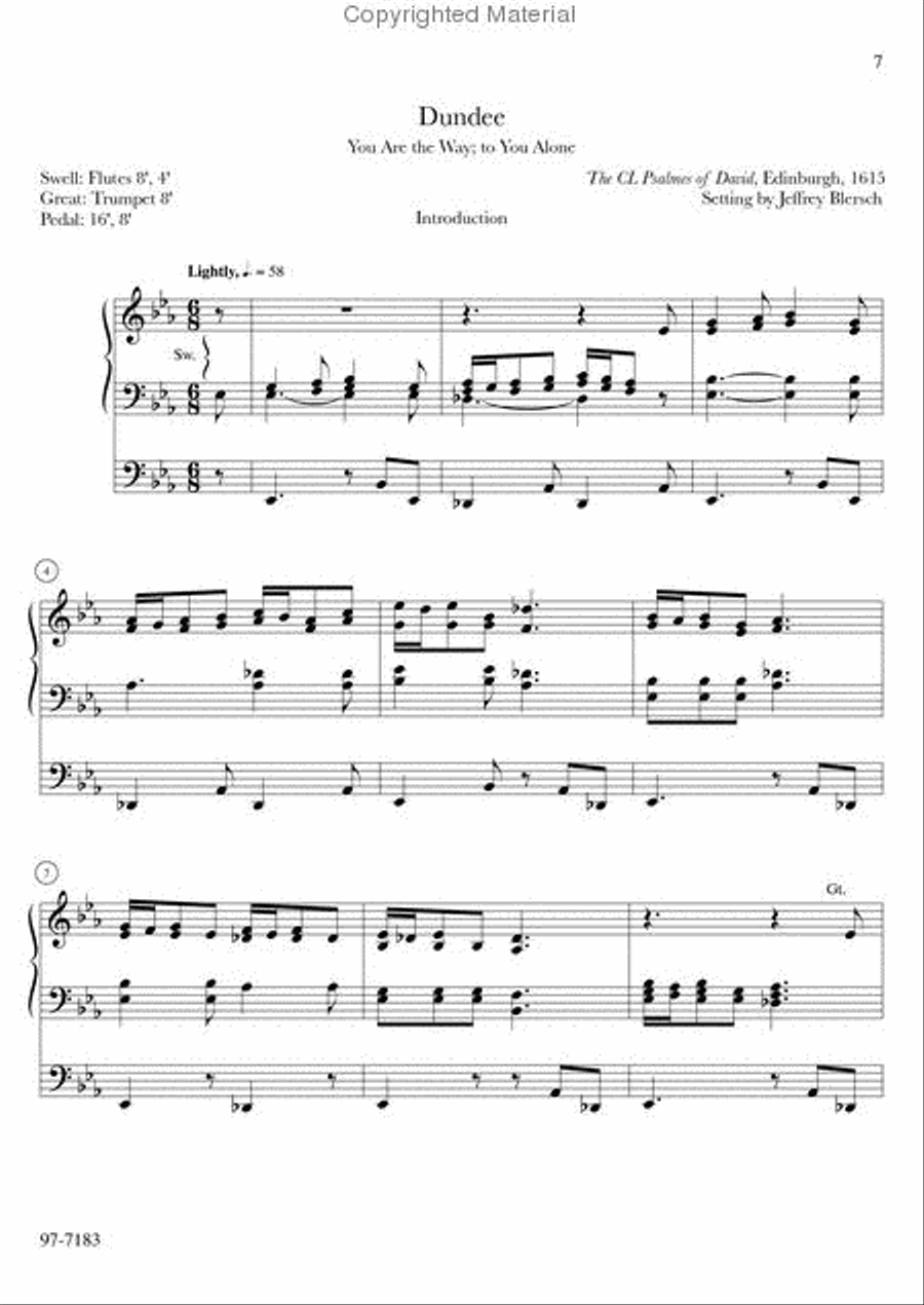 Introductions, Harmonizations, Accompaniments, Interpretations, Vol. 3 Organ scores gallery preview page 3