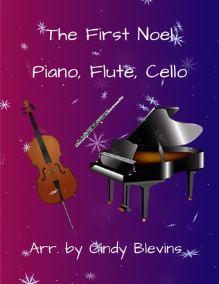 Book cover for The First Noel, for Piano, Flute and Cello
