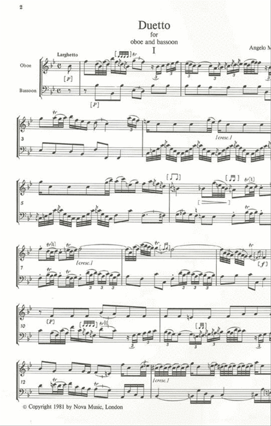 Duetto Bassoon scores gallery preview page 2