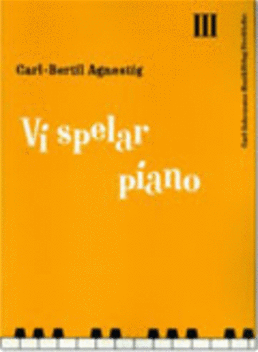 Vi spelar piano 3 Piano Solo scores gallery preview page 1