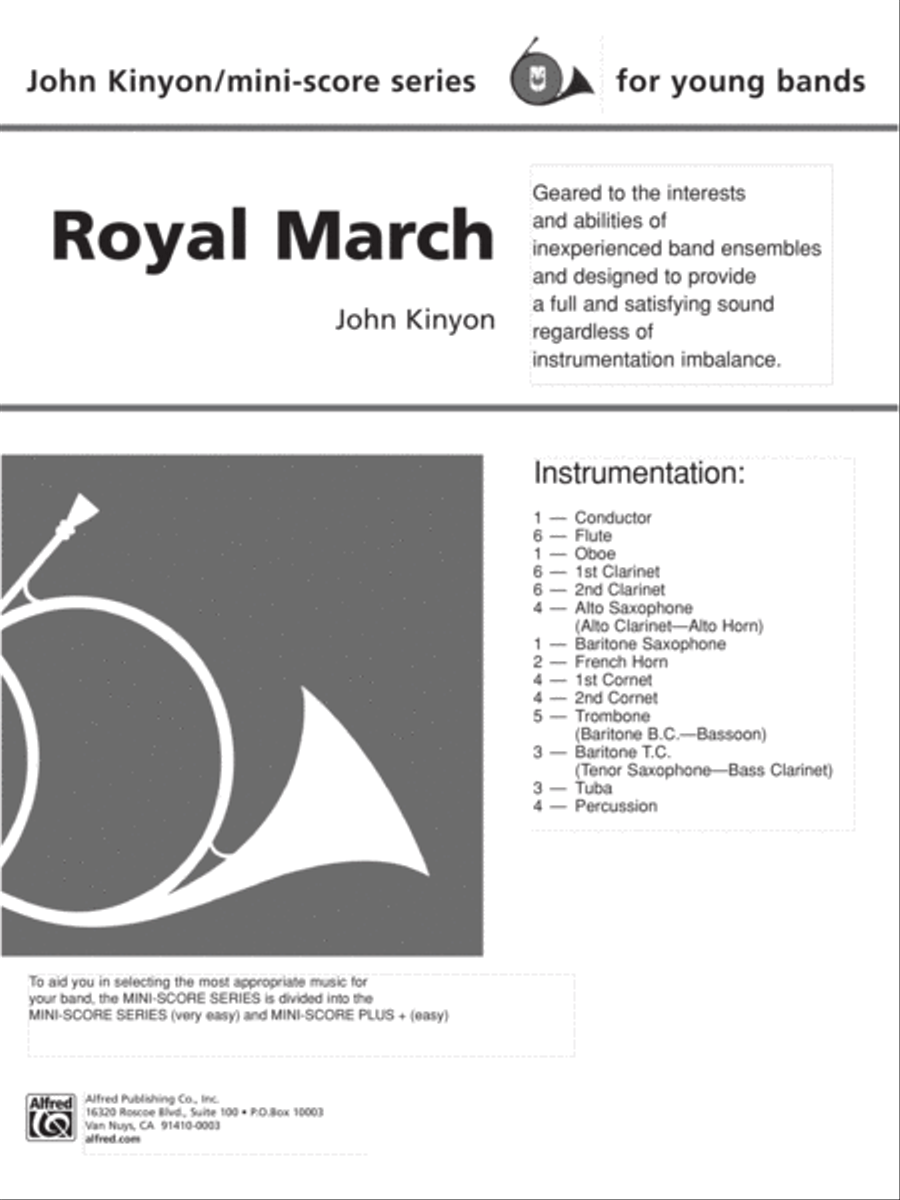 Royal March: Score Concert Band scores gallery preview page 1