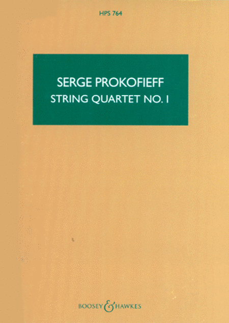 Sergei Prokofiev: String Quartet No. 1, Op. 50